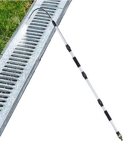 Dakgoot Reiniger - Goot Schoonmaker - Dakgoten Onderhouden - Roterende Kop - 200 cm - Metaal