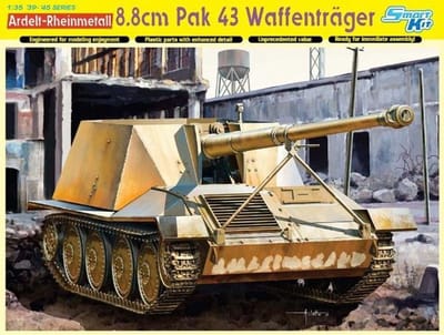 Dragon Modelbouwpakket Militaire voertuigen - 6728 Ardelt-Rheinmetall 8.8cm PAK43 Waffenträger SK Plastic - 1:35 - Modelbouw