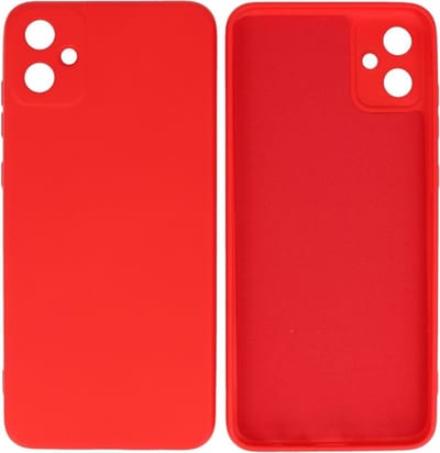 Fashion Backcover Telefoonhoesje - Color Hoesje - Geschikt voor de Samsung Galaxy A05 - Rood
