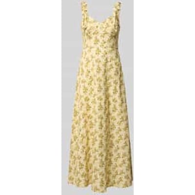 midi-jurk met all-over bloemenmotief model 'Yaselin'