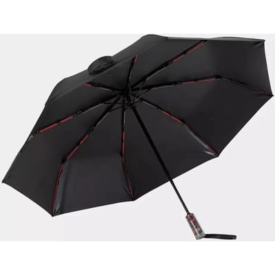 Xiaomi KONGGU Automatische zonnige regenachtige paraplu 23 inch rode en zwarte technologieversie Mechanische anti-rebound automatische paraplu black
