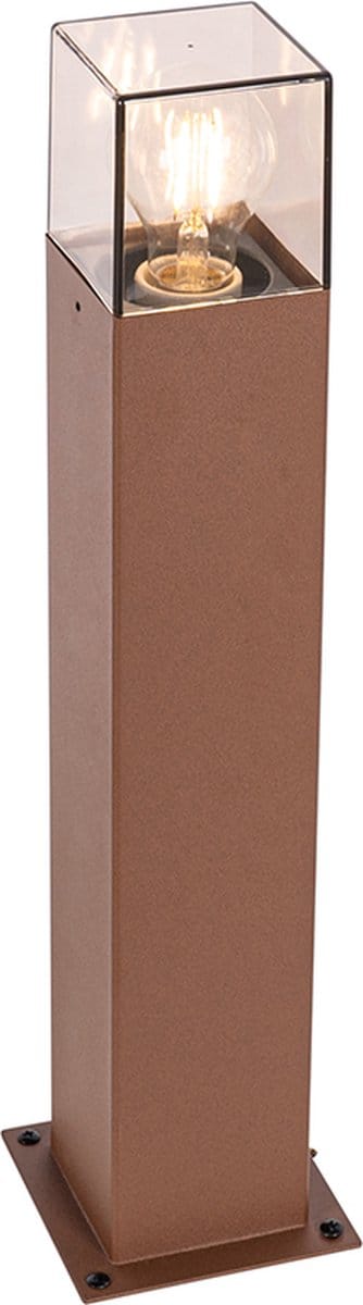 QAZQA denmark - Industriele Staande Buitenlamp | Staande Lamp voor buiten - 1 lichts - H 50 cm - Roestbruin - Industrieel - Buitenverlichting