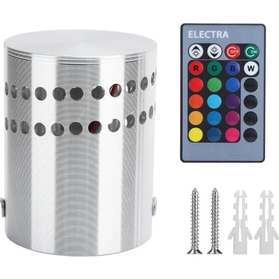3W RGB spiraal LED plafondlamp, draadloze afstandsbediening, dimbare wandlamp, bedraad, AC85-265V