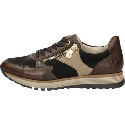 Rieker Sneakers bruin Synthetisch - Maat 37