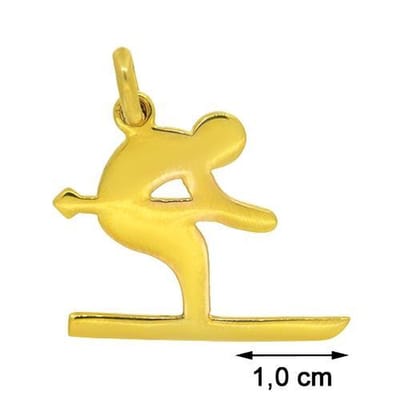 Blinx Jewels Vergulden Hanger Skiër