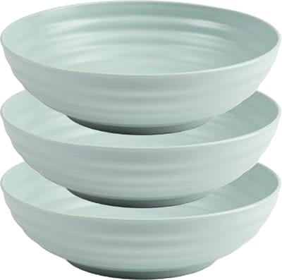 Plasticforte - Kommetjes/Schaaltjes - 6x - kunststof - D19 x 5.5 cm - mintgroen
