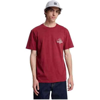 Quiksilver Bliss Point T-shirt Met Korte Mouwen Rood S Man