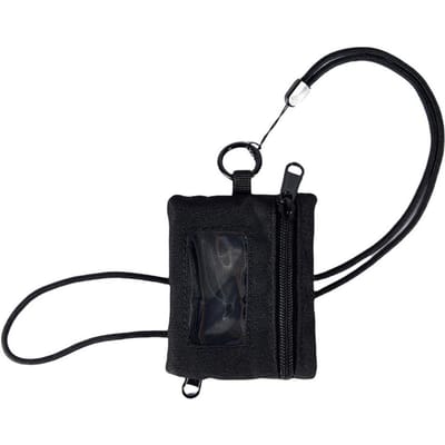 Nieuwe Oxford Portemonnee Rits Mini Sleuteletui Met Nekkoord Portemonnee Buiten Fietsen black