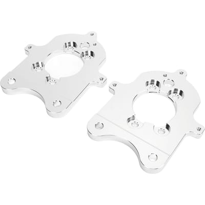 Support de Montage d'Étriper de Frein Arrière F4ZC 2C100 BA Conversion Frein à Disque Arrière pour Ford Mustang SN95 Cobra GT V6 white