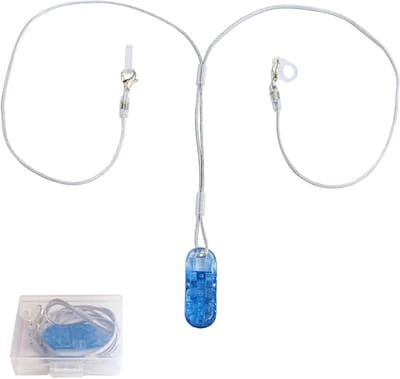 Set van 2 Veiligheidsclips voor Hoortoestellen met Siliconen Lussen en Opbergdoos - Anti-Verlies, Lanyard, Hoortoestelaccessoires