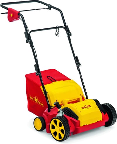 WOLF-Garten Elektrische verticuteermachine VS 302 E - werkbreedte 30 cm - 1200 W motor - verticuteren en opvangen - 35 liter opvangbak
