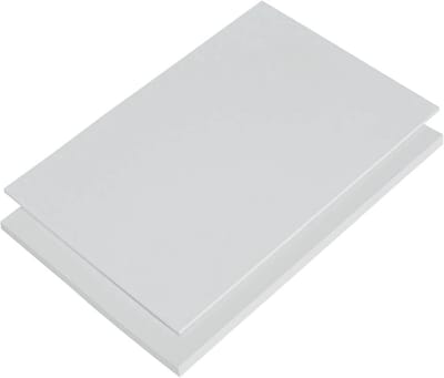 Harde PVC Plaat Wit UV-Bestendig Gesneden Diverse Maten en Diktes