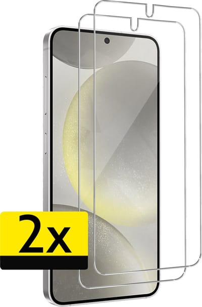 Screenprotector - Geschikt voor Samsung Galaxy S24 - 2 Stuks - Extra Sterk - Beschermglas - Gehard Glas - Tempered Glass - Screen Protector