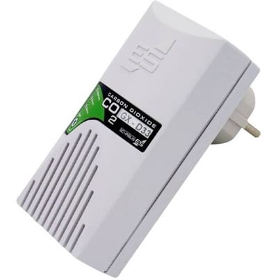 Schabus GX-D33 Kooldioxidemelder Voor CO₂-fles werkt op het lichtnet Detectie van Kooldioxide