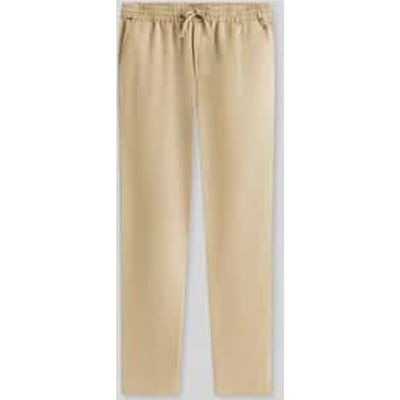 Tommy Hilfiger Harlem Po Sorona Linen Chino Batique Khaki Size: W36L34 | Chinos Outlet | Heren | Bruin