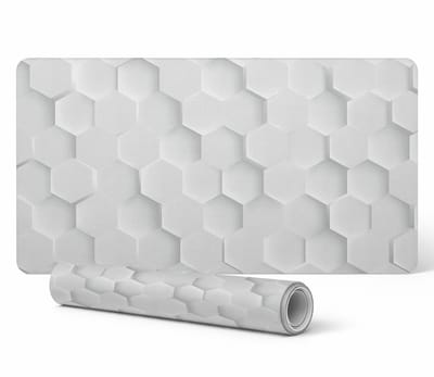 Beschermende vinyl werkmat met honingraatstructuur 3D 90x45 cm