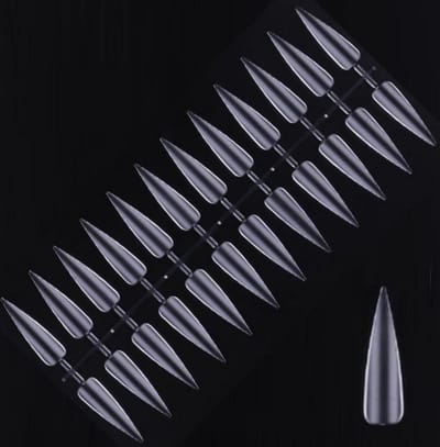 Goodbitz® - Oefennagels - 240 stuks - Oefen nageltips - Oefen tips - Nail art tips - Nail art kit - Practice nails - Oefentips - Nageltips - Tips - Nagelhouder - Nageldisplay- Nagels voor tiphouder - Oefen display - Nagel tips - Nail art oefenen