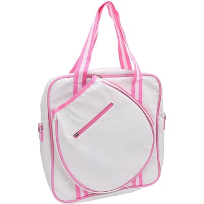 Tennis Tas voor Heren Dames Oxford Stof Tennis Racket Schoudertas Sport Handtas voor Badminton pink