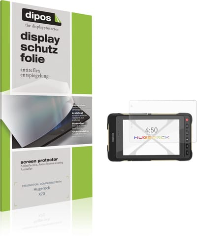 dipos – 2x Matte Beschermfolie geschikt voor Hugerock X70 | Krasbestendige & antireflecterende Screenprotector Ultra-Thin