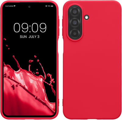 kwmobile telefoonhoesje geschikt voor Samsung Galaxy A27 5G - Hoesje voor smartphone - Back cover in neon roze