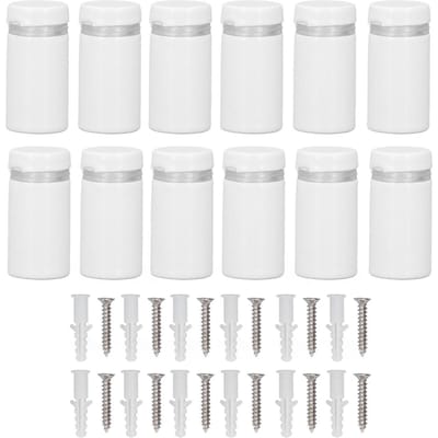 12 Set RVS Afstandsschroeven 16x30mm Reclame Acrylglas Afstandsnagel voor