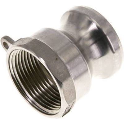 Camlock DN 32 (1 1/4'') Koppeling Rvs1 1/4'' NPT binnendraad Type A MIL-C-27487