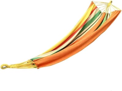Outdoor Hangmat - Reisstoel - Ontspannen Buiten - Anti-rollover - 200 x 100 cm - Oranje