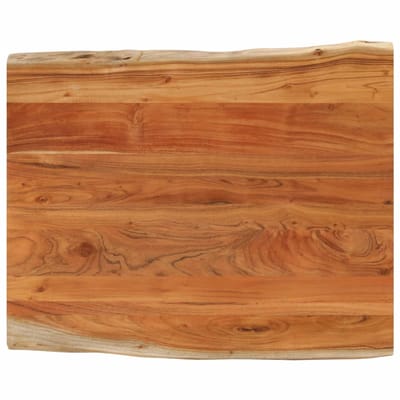 vidaXL Tafelblad rechthoekig natuurlijke rand 90x80x3,8 cm acaciahout