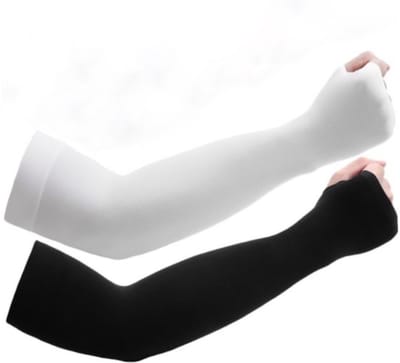 2 Paar Elastisch Arm Sleeves - Armstukken Wielrenen – Hardlopen Armwarmers – UV Bescherming – One Size