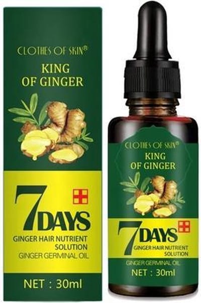 Haarserum 7days | Haarkuur 7daags | Haaruitval bestrijden | Gember extracten voor stimuleren haargroei | Haar olie | Bewezen formule | Bekend van TikTok