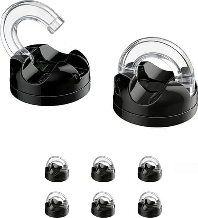 SnelShoppen - 6 Stuks Magnetische Kabel Organizer, 360° Verstelbare Multifunctionele Kabelclips voor Bureau met Plakhaak, Kabelmanagement, Bureauacces