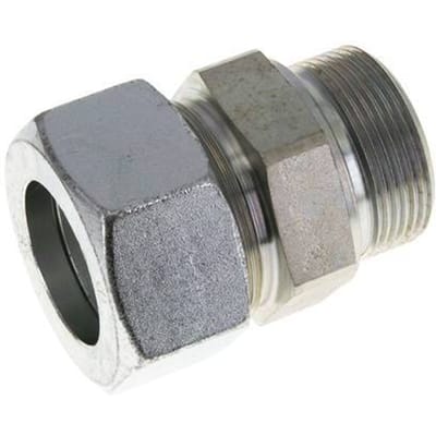 38S & R1-1/2'' Verzinkt Stalen Rechte Snijringkoppeling Buitendraad 315bar ISO 8434-1