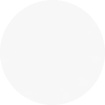 ZICZAC - Placemat TOGO - SET/6 - Rond - Dubbelzijdig - Kunstleer - Dia 38 cm, wit