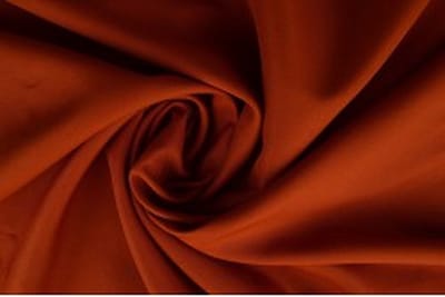 15 meter texture stof - Koper - 100% polyester