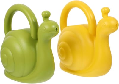 Gieter Snail - Waterpot Planten - Binnen Planten Water Geven - Leuke Snail Vorm - 1 Liter - Groen Geel