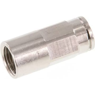 6mm x G1/8'' Messing Insteekfitting Binnendraad NBR [2 Stuks]