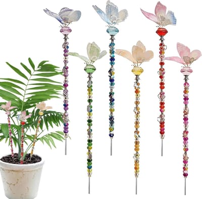 Feeëntuinharingen - Decoratieve Staven - Tuin Versieren - Compleet Knutselpakket - 200 Stuks - Meerkleurig