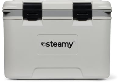 Steamy Marine 21 - Middelgrote Koelbox Inclusief verdeelwand en inlegbakje - 21 Liter - Wit