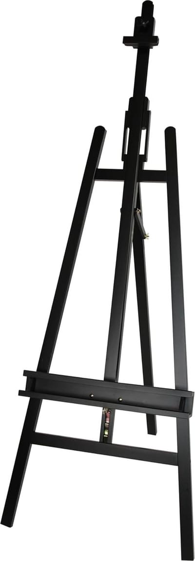 Schildersezel - Driepoot - Veldezel - Zit en staanhoogte 40-105cm - Zwart