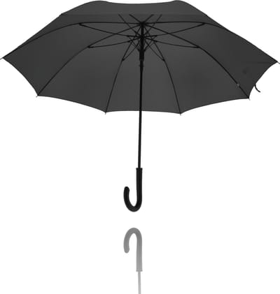 Paraplu zwart Automatisch - Paraplu Automaat - Regen paraplu glasvezel - Windproof