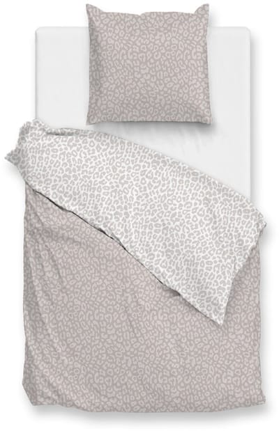 Zohome Dekbedovertrek Pantera - Natural - Dierenprint - Dekbedovertrek 140x200/220 cm - 100% Microvezel - Eenpersoons Dekbedovertrek
