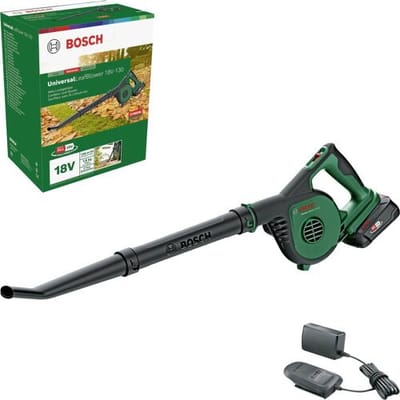 Bosch UniversalLeafBlower 18V-130 - Bladblazer - Inclusief 18 V Li-Ion Accu (2.5 Ah) – Oplader