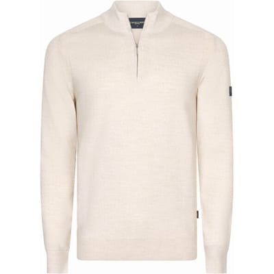 Cavallaro Napoli Trui Palio Half Zip Wool Blend Kitt / male