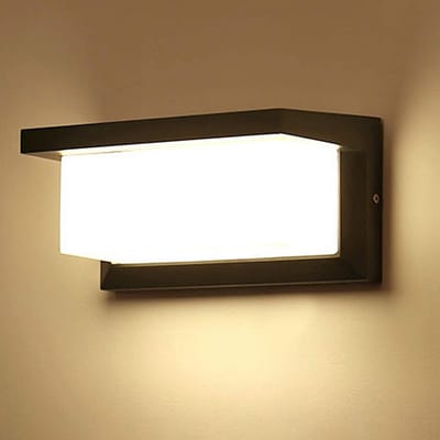 Buitenlamp met sensor dag en nacht - Wandlamp met bewegingsdetectie - Op zonne energie - Buitenverlichting