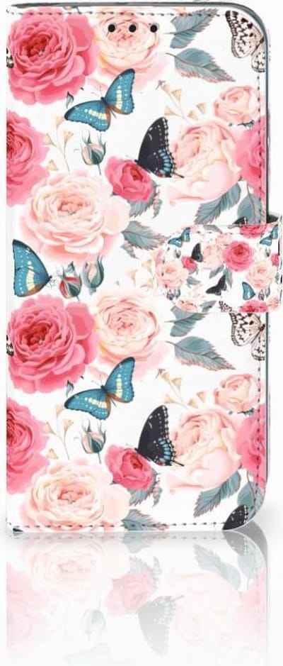 Honor 10 Lite Hoesje Butterfly Roses