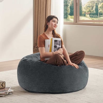 Zitzak voor volwassenen - Zachte en comfortabele leesstoel - Opvouwbaar - Stof - Slaapkamer en balkon - 3FT