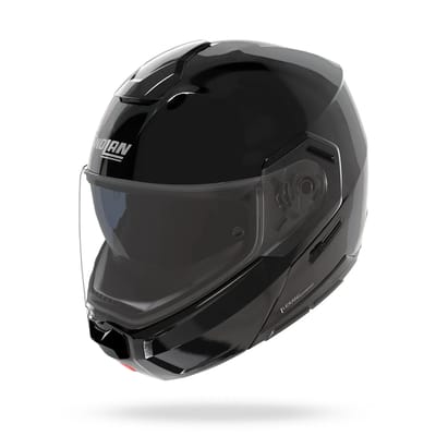 Nolan N90-3 06 Classico 301 Zwart Glossy Systeemhelm - Maat S - Helm