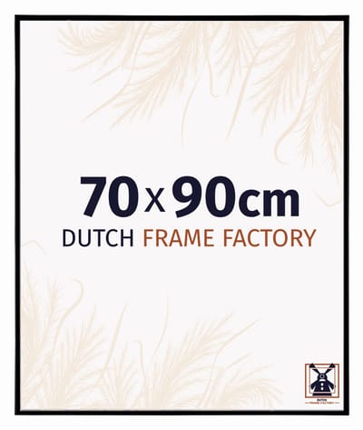 Fotolijst 70x90 cm - Kunststof - Zwart Mat - Easy