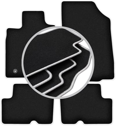 CARLUX-SILVER automatten voor: Dacia Sandero II hatchback, Stepway (2013-2019)