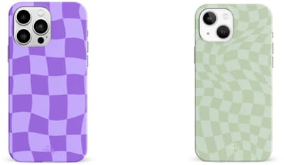 xoxo Wildhearts Telefoonhoesjes Pretty Pistache Groen + Violet Vibes Paars – geschikt voor iPhone 15 Pro